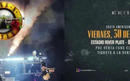 Entrada para los Guns N’ Roses