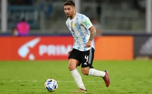 Gonzalo Montiel, uno de los posibles regresos ante Ecuador (Getty)