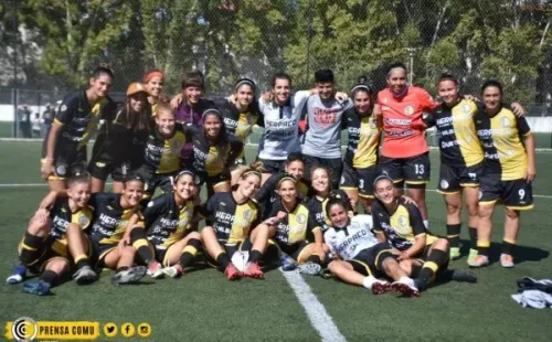 La alegría de todo Comu (Foto: @PrensaComu)