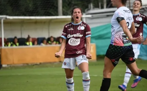 Romi Núñez no para de hacer goles. (Foto UAI Urquiza)