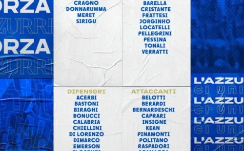 Foto: Twitter Selección Italia