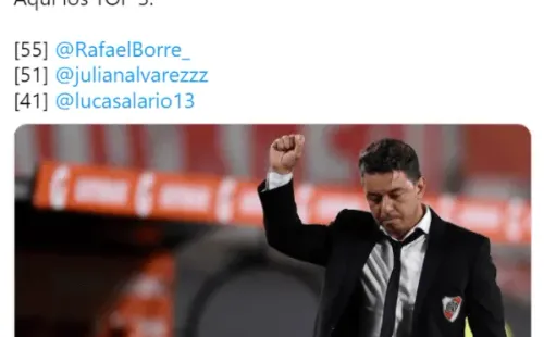 Julián Álvarez, a un paso de ser el goleador del ciclo Gallardo.