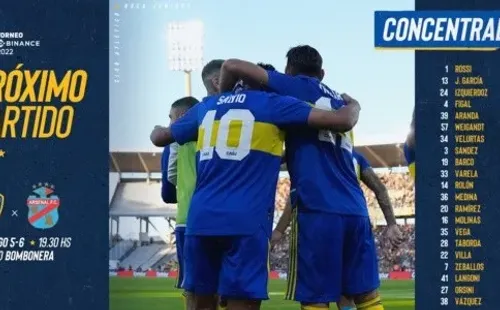 Campuzano no integra la lista de convocados para el debut de Boca. (@BocaJrsOficial)