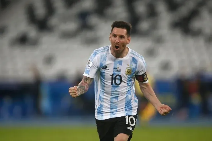 Messi y un gol que sirvió para sumar un punto.(Getty)
