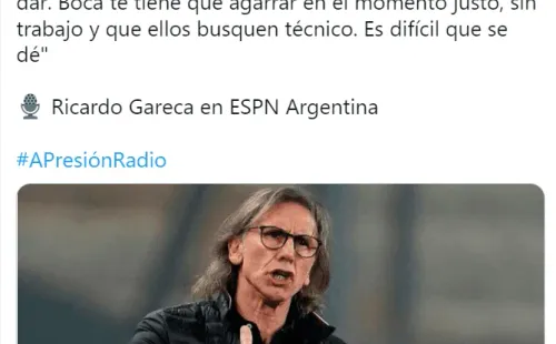 Gareca y su frase sobre Boca.
