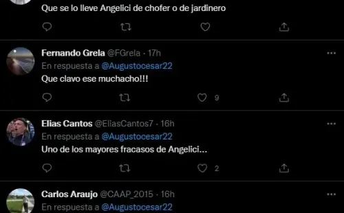 Los comentarios de los hinchas.