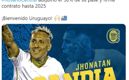 Tevez ya tiene un nuevo delantero para Rosario Central.