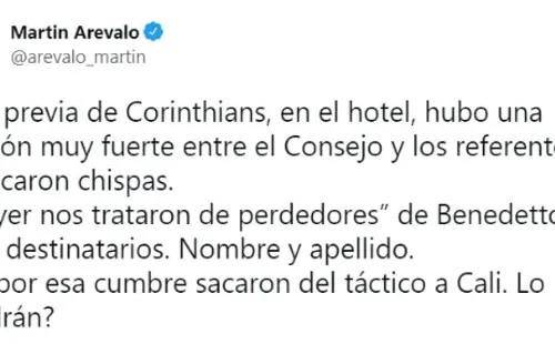 Martín Arevalo y una información durísima.