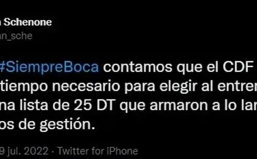 Boca tiene 25 nombres en carpeta.