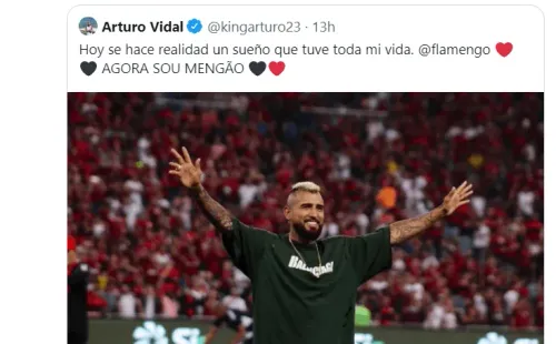 Los hinchas de Boca atacaron a Arturo Vidal en su último posteo.