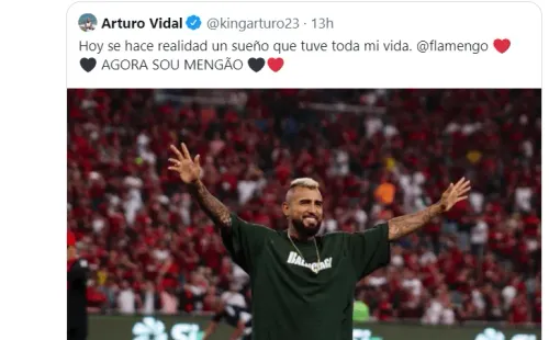 Los hinchas de Boca atacaron a Arturo Vidal en su último posteo.