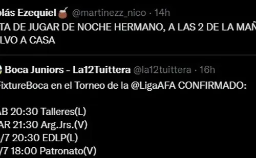 Las quejas de los hinchas.