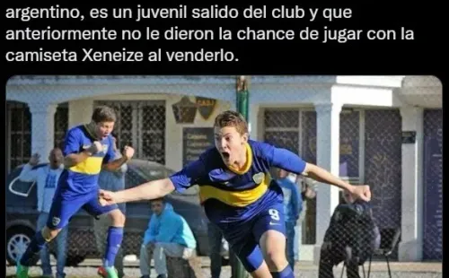 Los hinchas de Boca pidieron a Colidio.