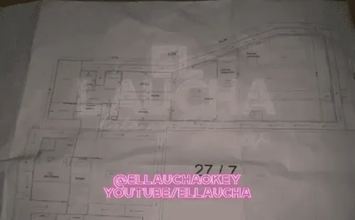 Los planos de la casa (foto: El Laucha).