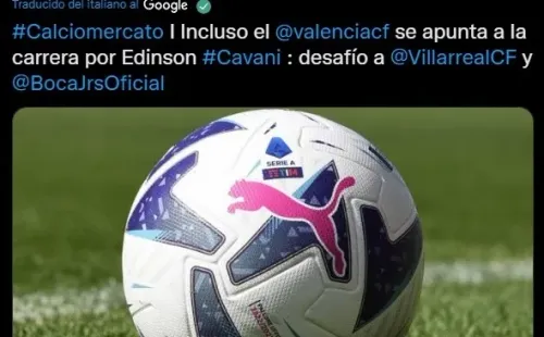 ¿Valencia quiere a Cavani?