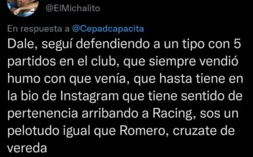 Los comentarios de los hinchas.