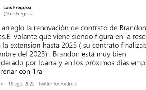 Boca arregló una renovación de contrato.