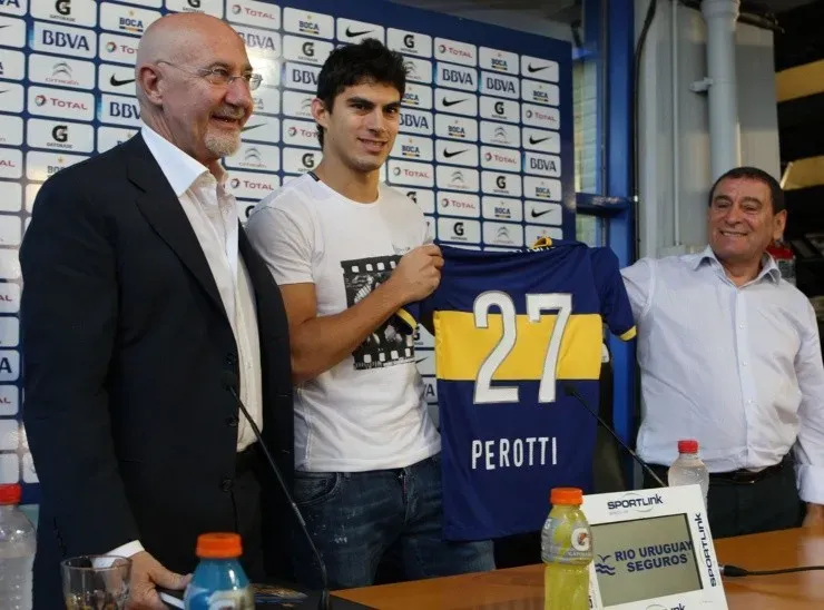 Diego Perotti apenas jugó dos partidos en Boca en 2014.