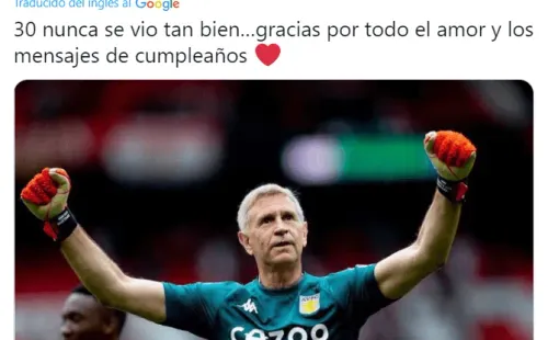 El inesperado tuit de Dibu Martínez que divierte a la Argentina.