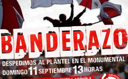 El afiche del anuncio