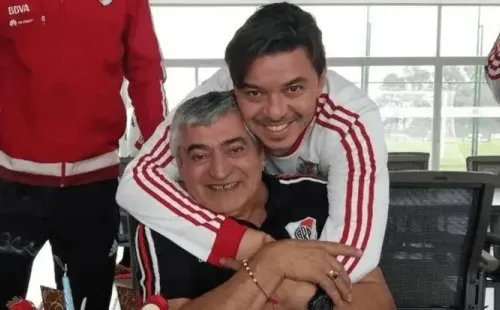 Gallardo y Quiroga, una relación de muchos años. (Facebook)