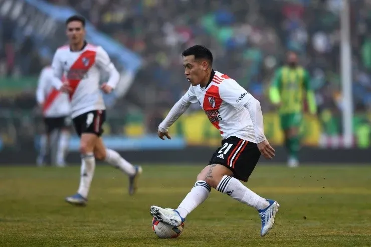 Barco, el delantero que reemplazará a Pablo Solari si no llega al Superclásico.