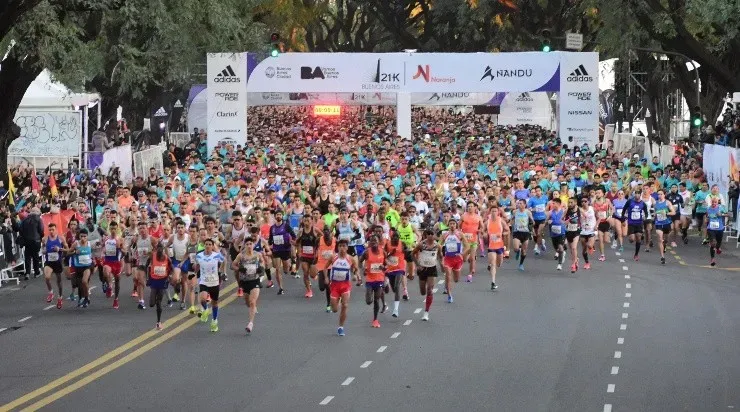 Largada del Maratón de Buenos Aires (FotoRun)
