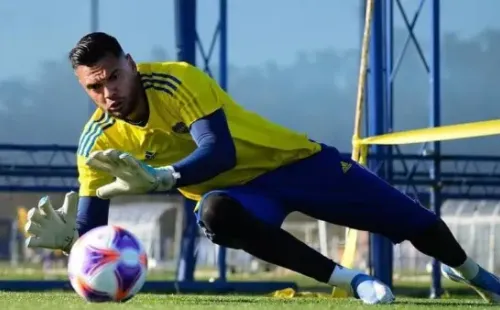 Chiquito Romero dijo presente en la práctica de Boca.