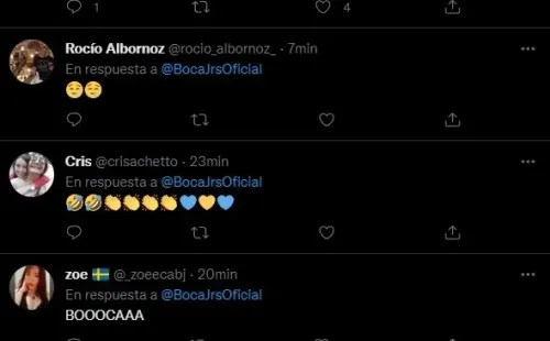 La reacción de los hinchas.