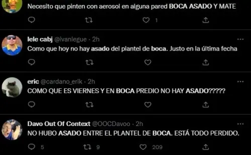 La reacción de los hinchas.