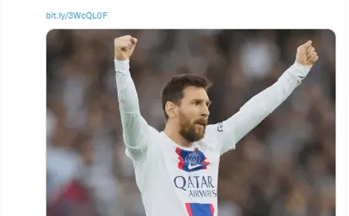 Messi y un nuevo récord personal con el PSG.