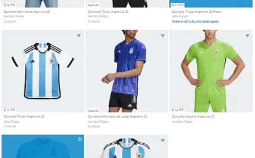 Dónde comprar las camisetas que utilizará la Selección Argentina.