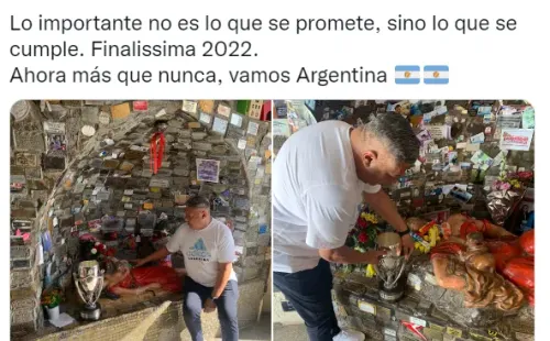 Chiqui Tapia y la promesa cumplida antes del Mundial.