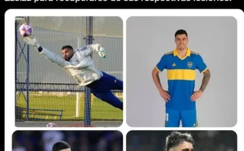 Los cuatro jugadores que seguirán entrenándose.