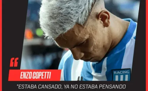 Enzo Copetti y su motivo para no patear el penal ante River.