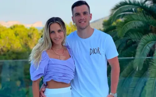 Giovani Lo Celso y su novia Magui Alcacer (Foto: Instagram Gio Lo Celso)