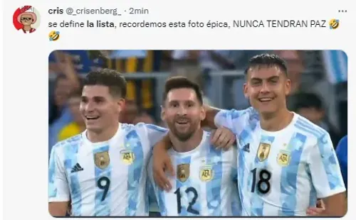 Los mejores memes por la lista de convocados de Argentina.