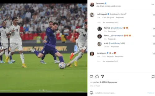 El comentario de De Paul a Messi. (Foto: Captura)
