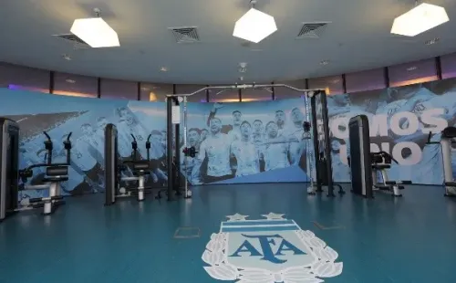 Así es la casa de la Selección Argentina en Qatar.