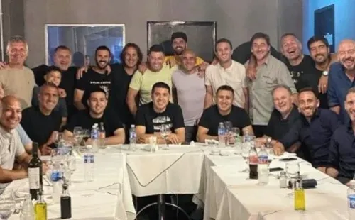 La cena en Boca Predio.