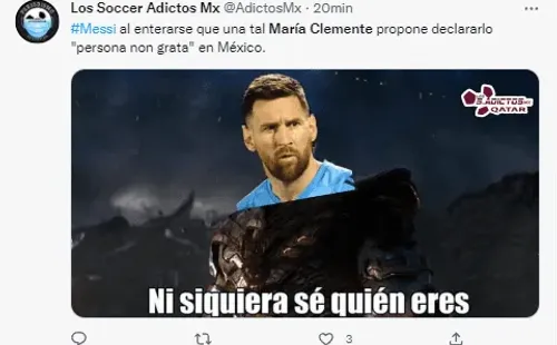 En México buscan declarar “persona no grata” a Messi.