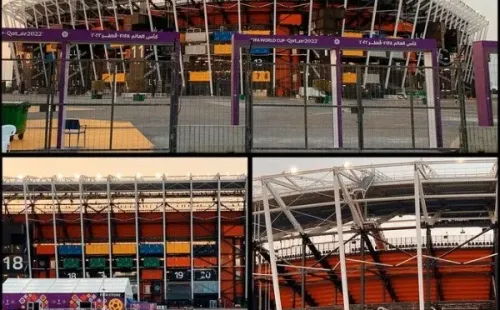 El Estadio 974 ya no tiene la primera línea de los contenedores.