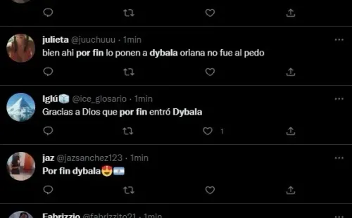 La reacción de los hinchas.