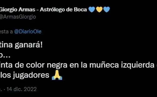 El aviso de Giorgio Armas.