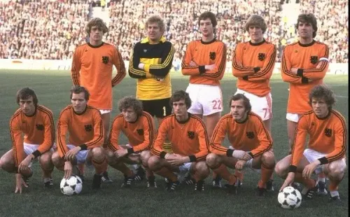 Holanda en la final del ’78.Jan Jongbloed, con ropa amarilla (foto: Getty)