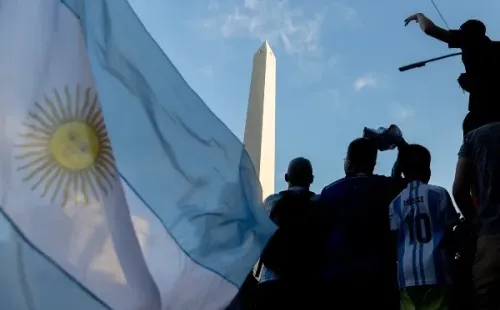 La Ciudad de Buenos Aires se colma de banderazos en apoyo a la Selección Argentina (Foto: Getty Images)