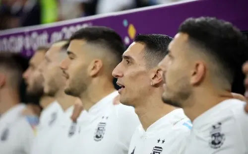 Ángel Di María fue suplente en los octavos, cuartos y semifinal del Mundial de Qatar 2022 (Foto: Getty Images)