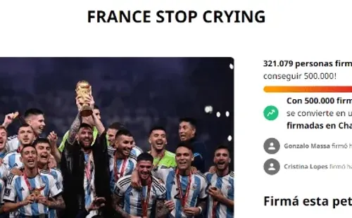 La petición digital en Change.org