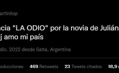 “La odio” fue tendencia.