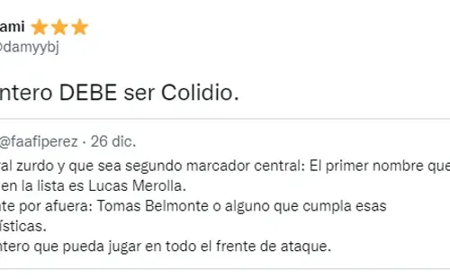 Los hinchas piden a Colidio.